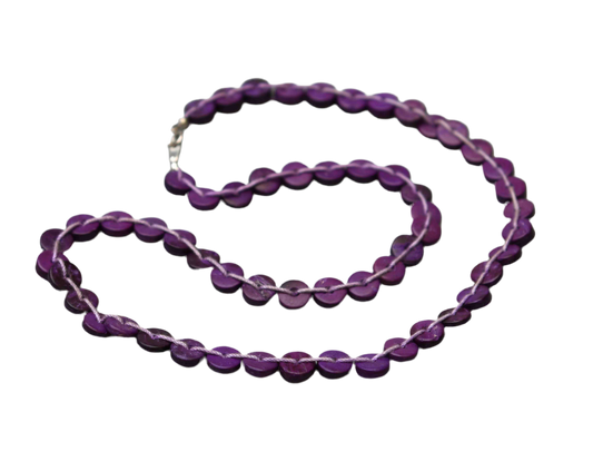 Purple Coco-bead Necklace