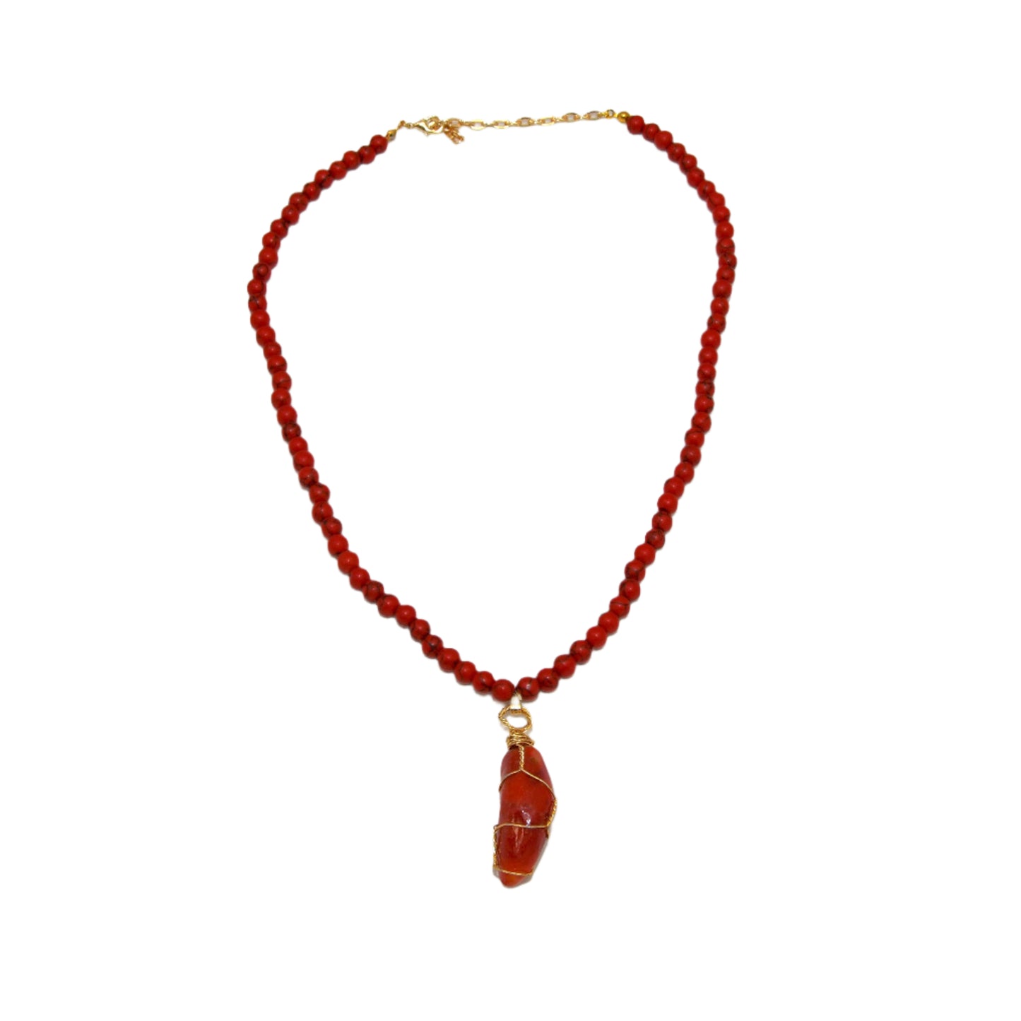 Red Agate Necklace