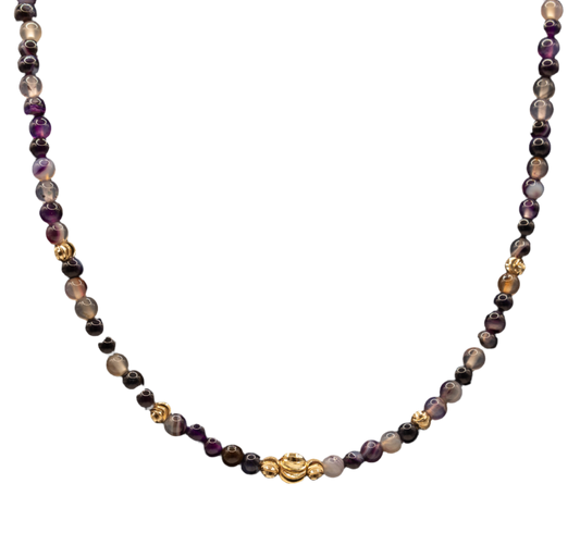 Fine Beaded Necklaces with Gold Beads